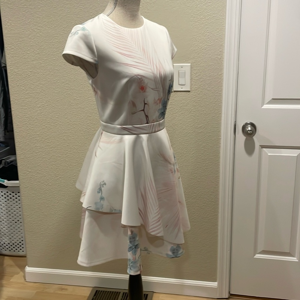Ted Baker London White Floral Dress